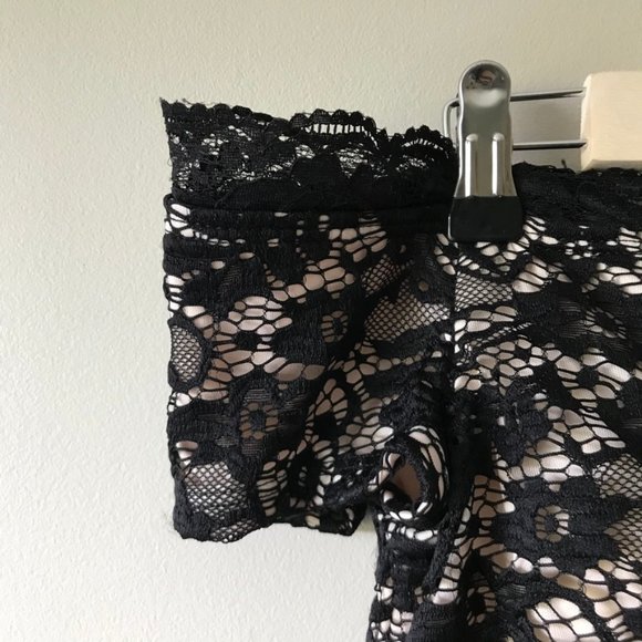 Lace Flare Off the Shoulder Prom Dress - Picture 4 of 9